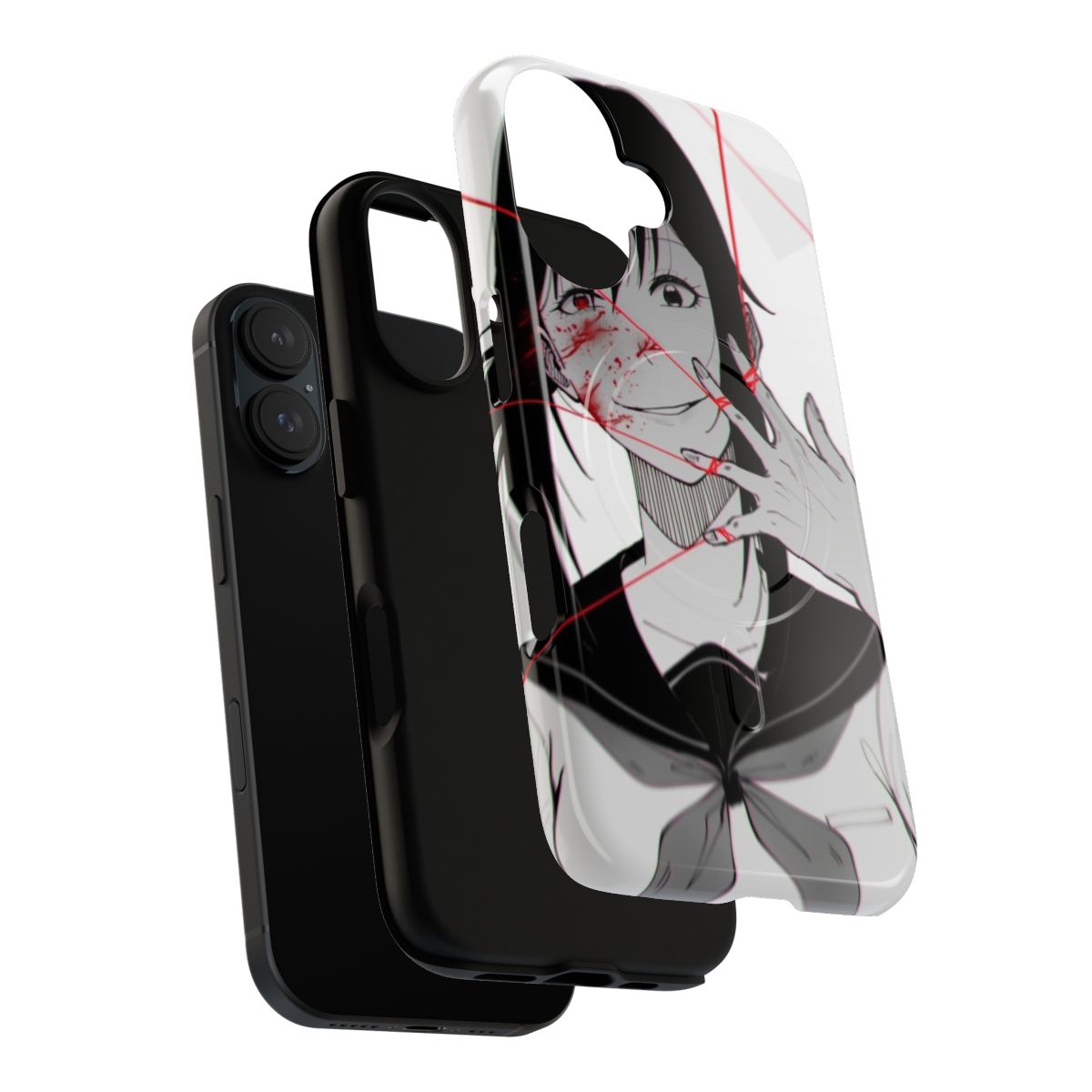 Yandere Simulator-themed magnetic tough phone case - Layers