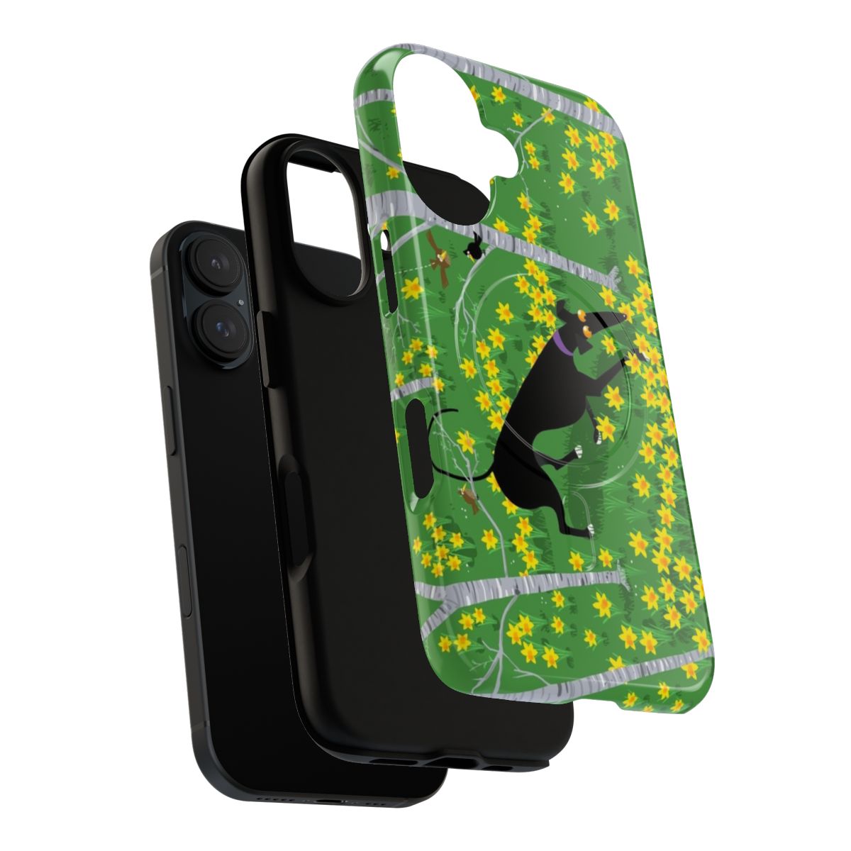 Daffodil Hound Magnetic Tough Phone Cases - Layers