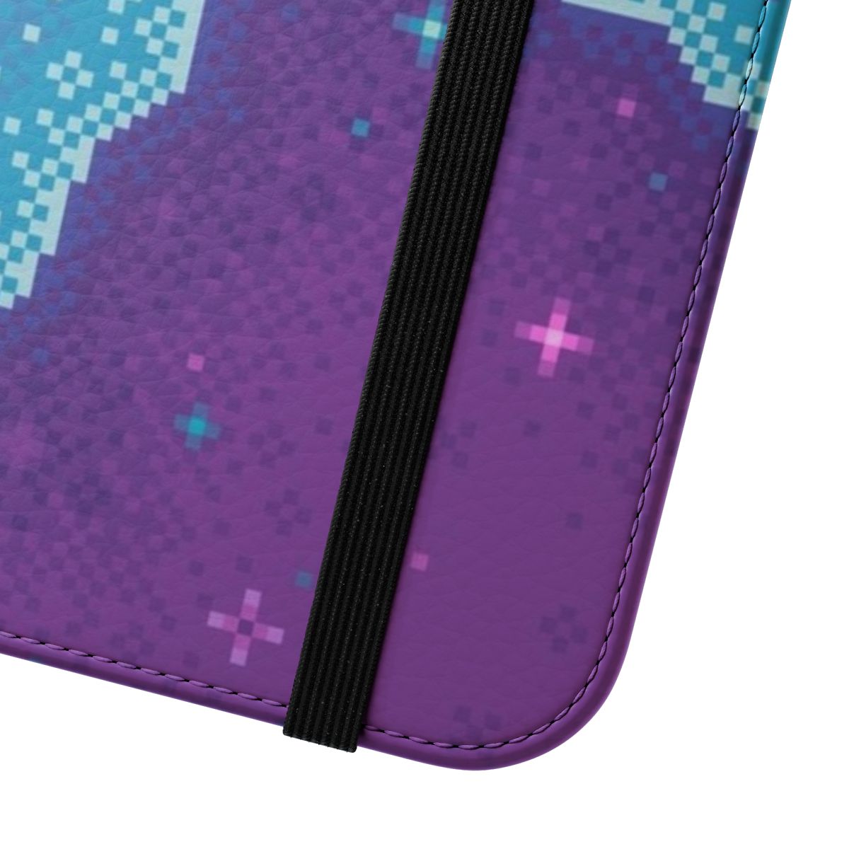 Vibrant galaxy phone case with stars, nebula, and cosmic design - Close Up