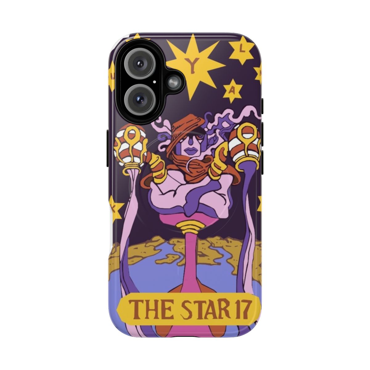 Magnetic tough phone case featuring the Tarot Card "The Star"