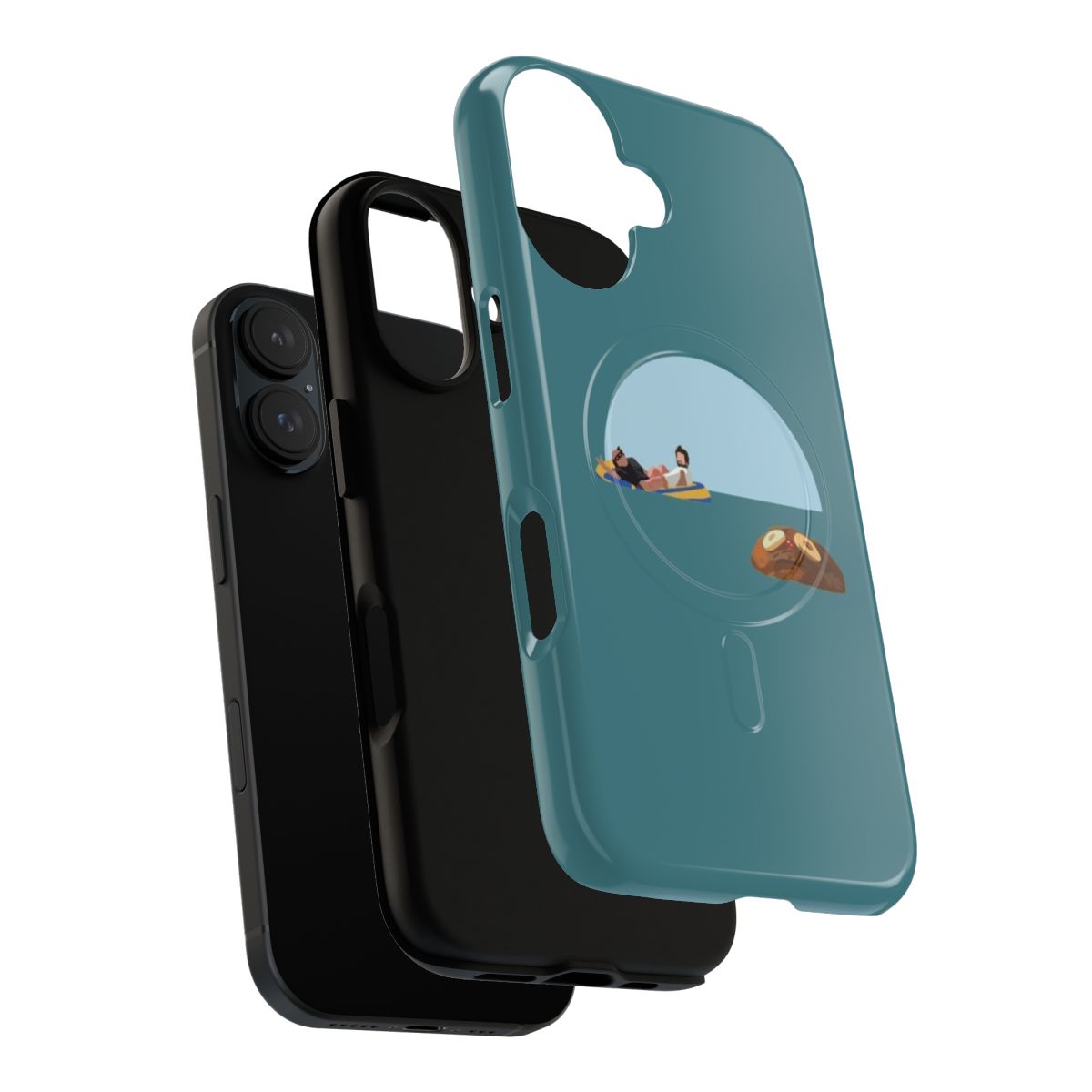 Funny Rum Ham Magnetic Tough Phone Case for "It's Always Sunny in Philadelphia" Fans - Layers