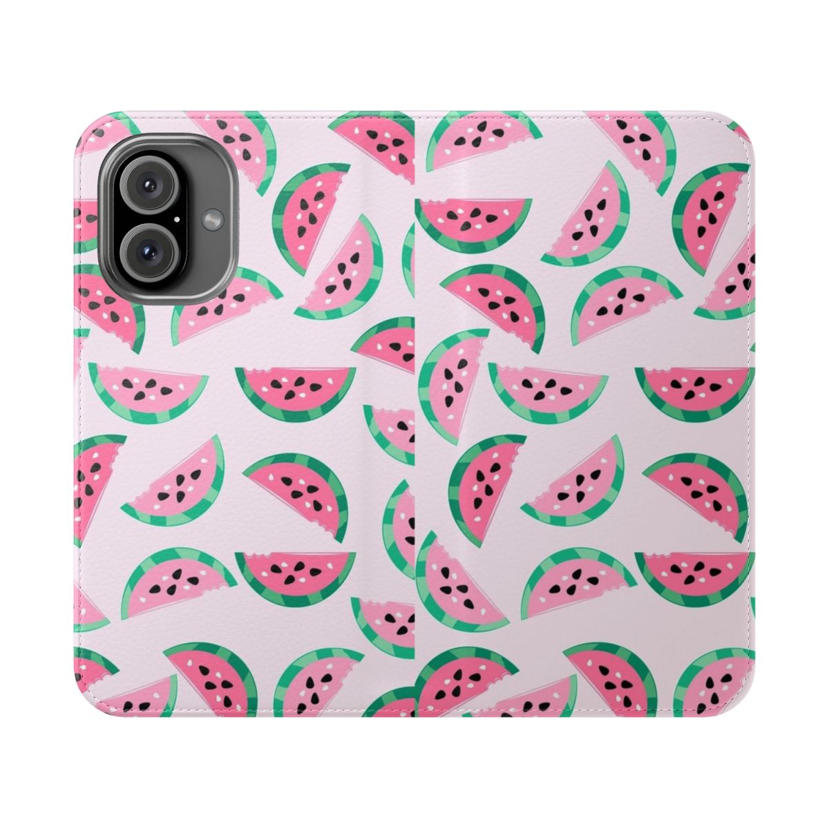 Vibrant and pastel watermelon pattern phone case