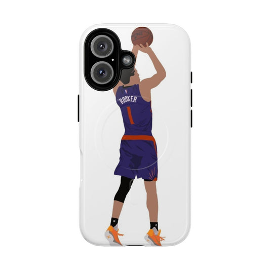 Devin Booker inspired phone case with a magnetic tough design