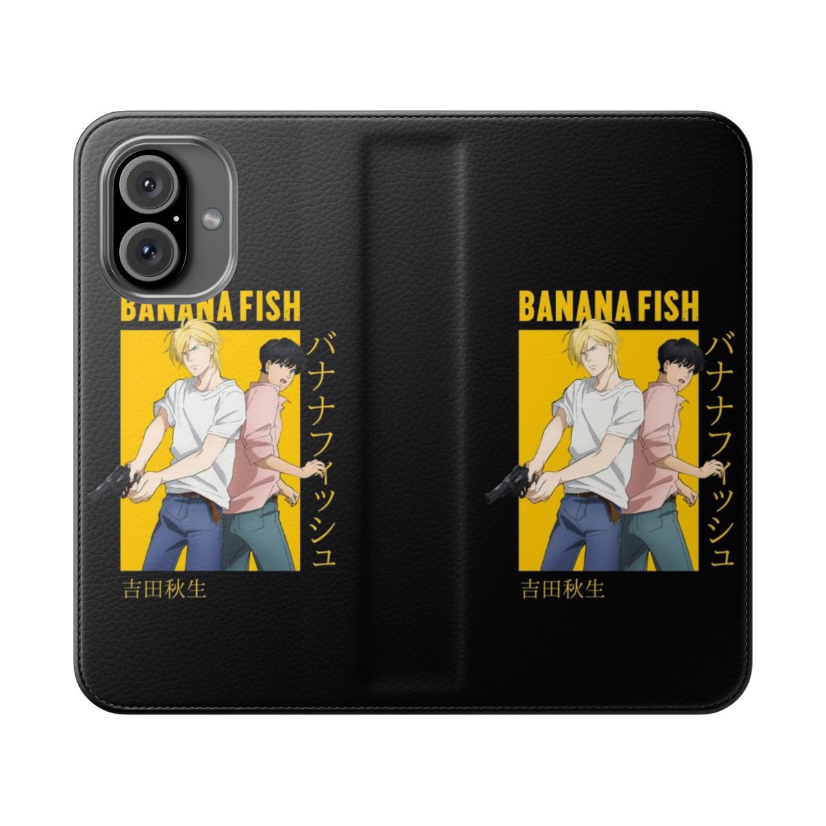 Ash Lynx and Eiji Okumura Anime Inspired Flip Cover Phone Case