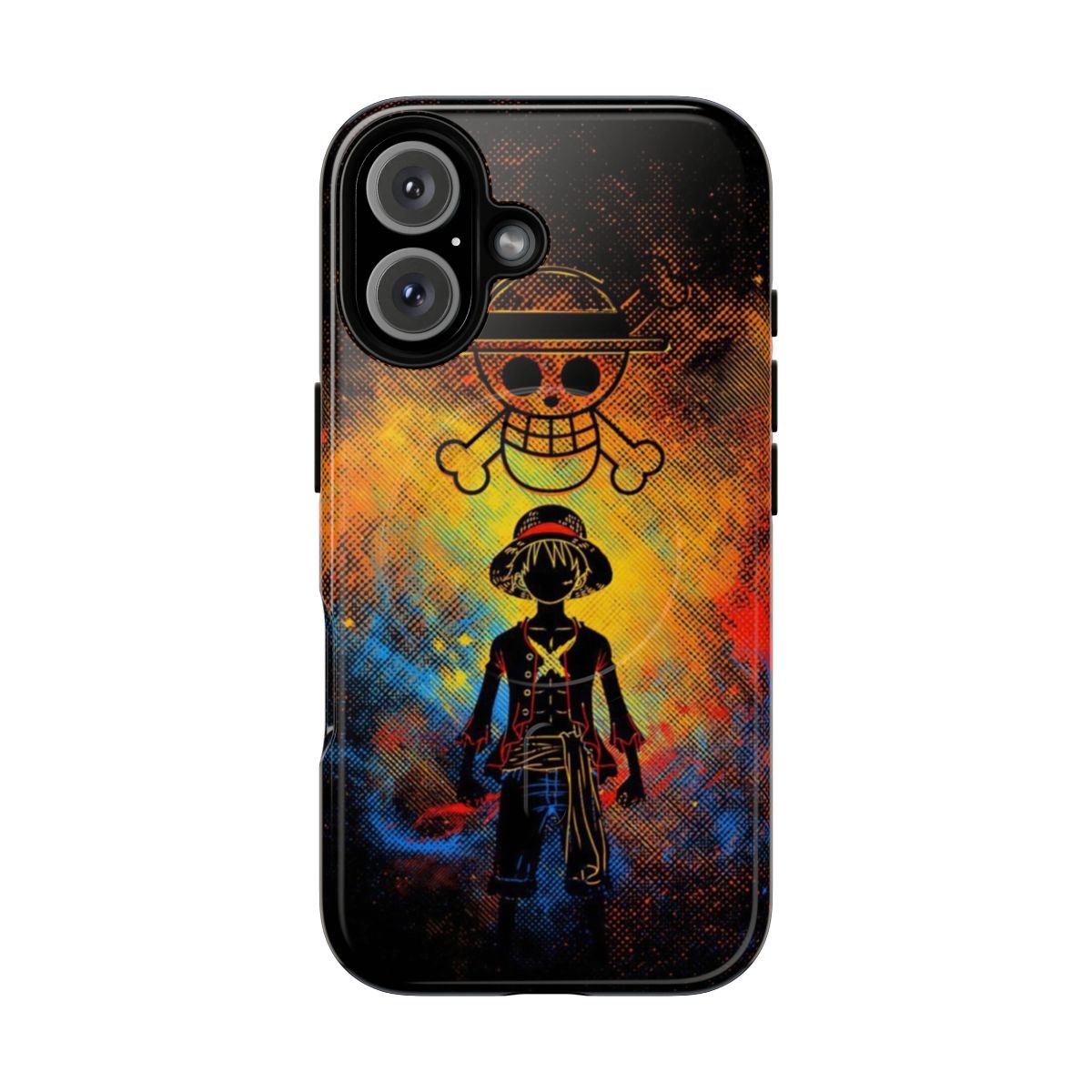 Colorful One Piece anime art magnetic tough phone case