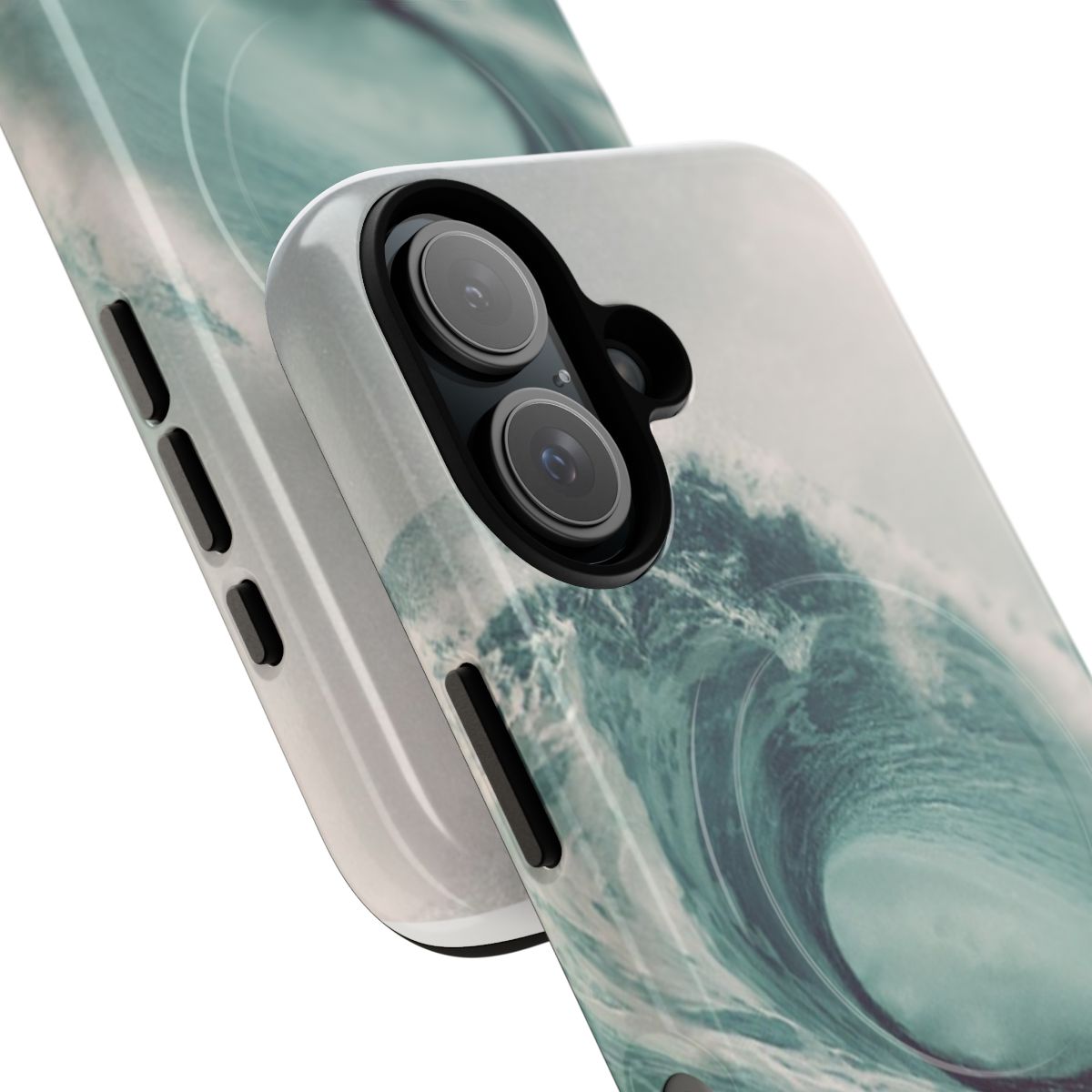 Tough phone case with ocean wave design - Detail