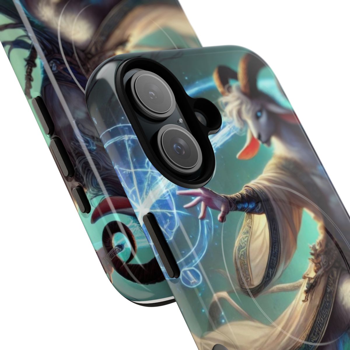 Fantasy-inspired phone case with magical design elements - Detail