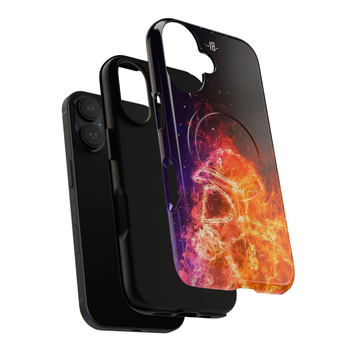 Firefighter shell magnetic tough phone case with customizable design - Layers