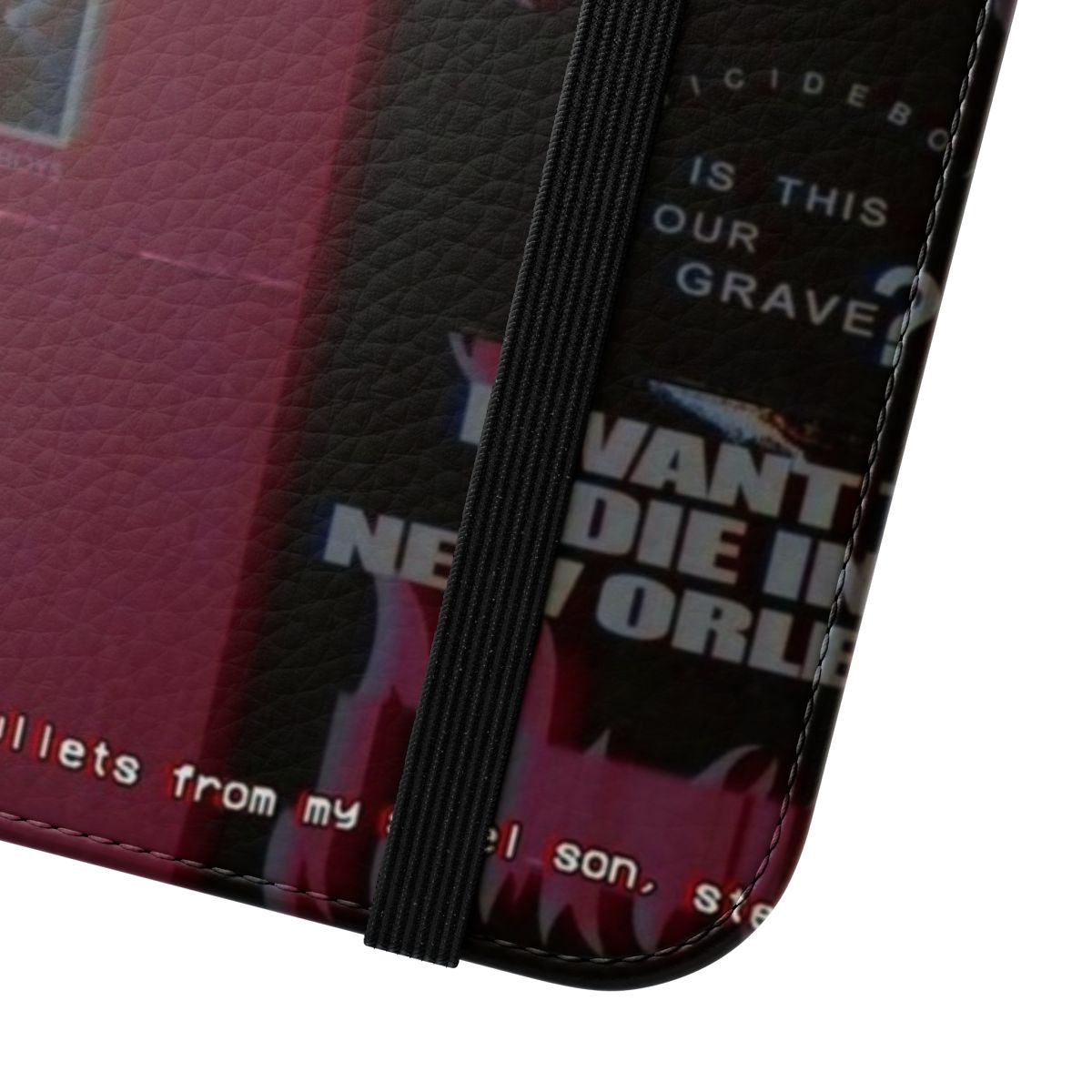 Dark and edgy phone case featuring the Suicide Boys logo and aesthetic - Close Up