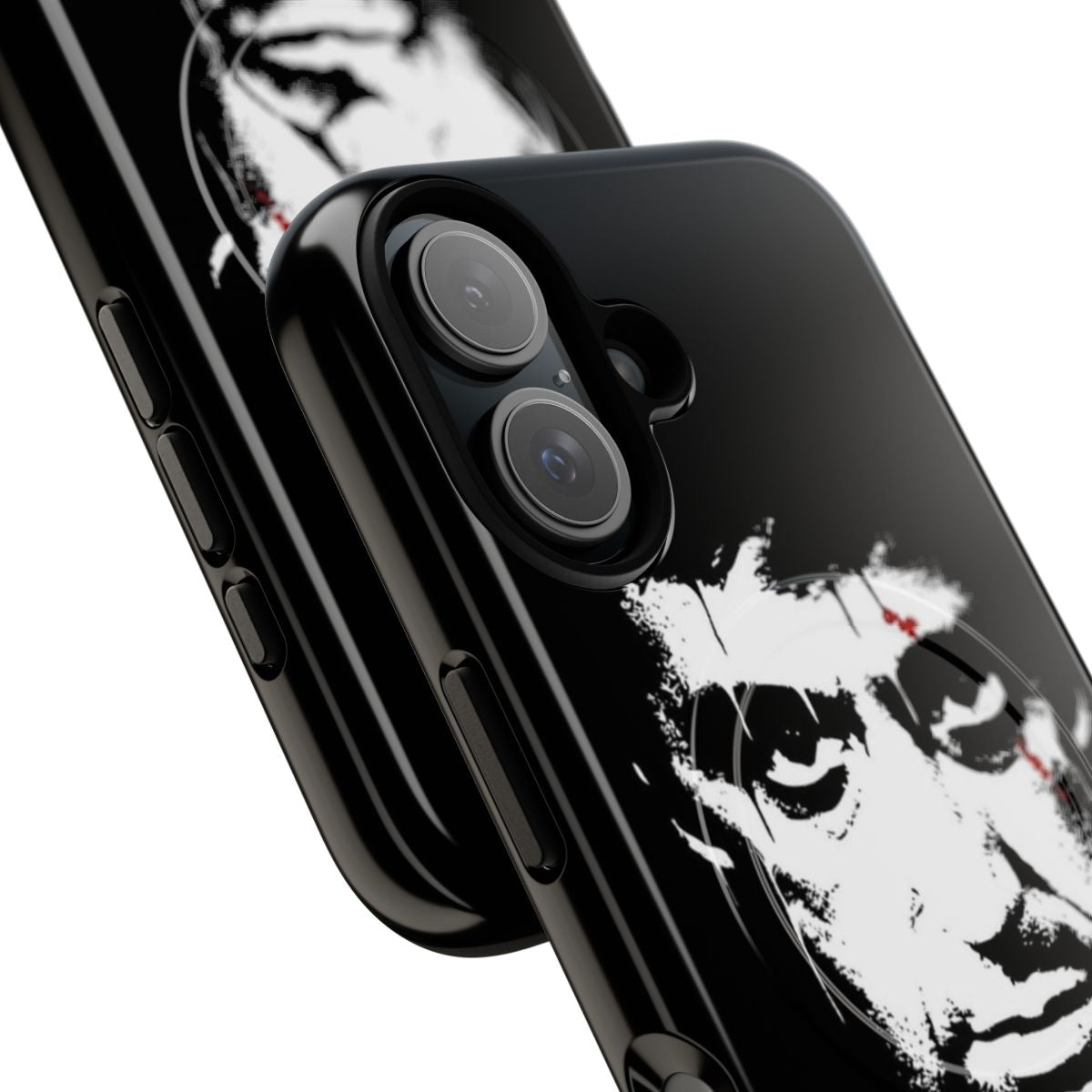 Scarface-themed magnetic tough phone case with iconic imagery and quotes - Detail