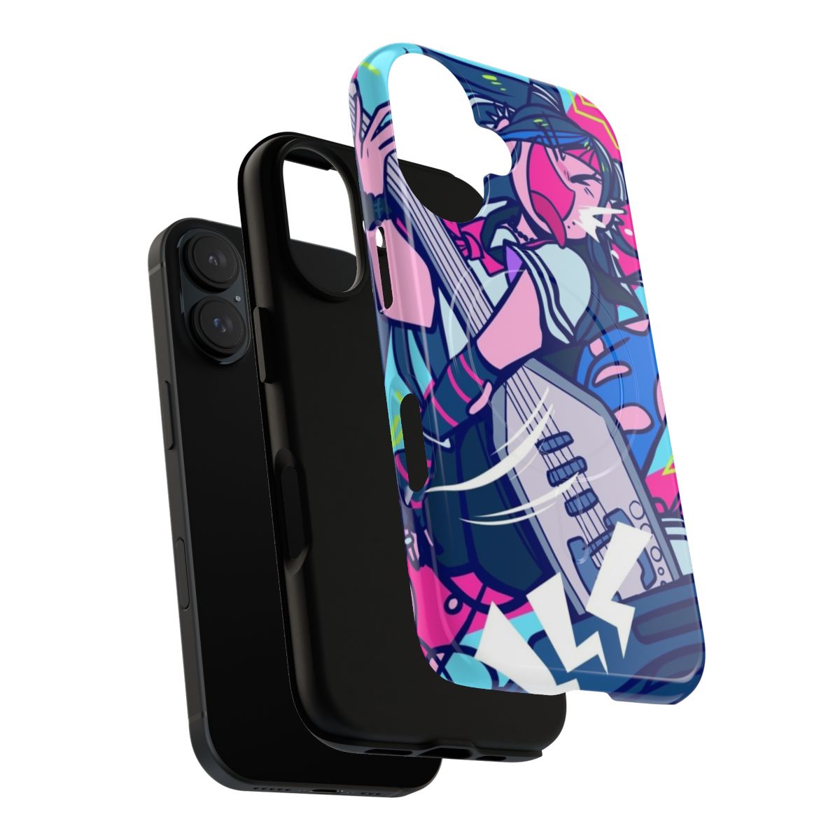 Magnetic tough phone case featuring Ibuki Mioda from the Danganronpa anime and video game series. - Layers