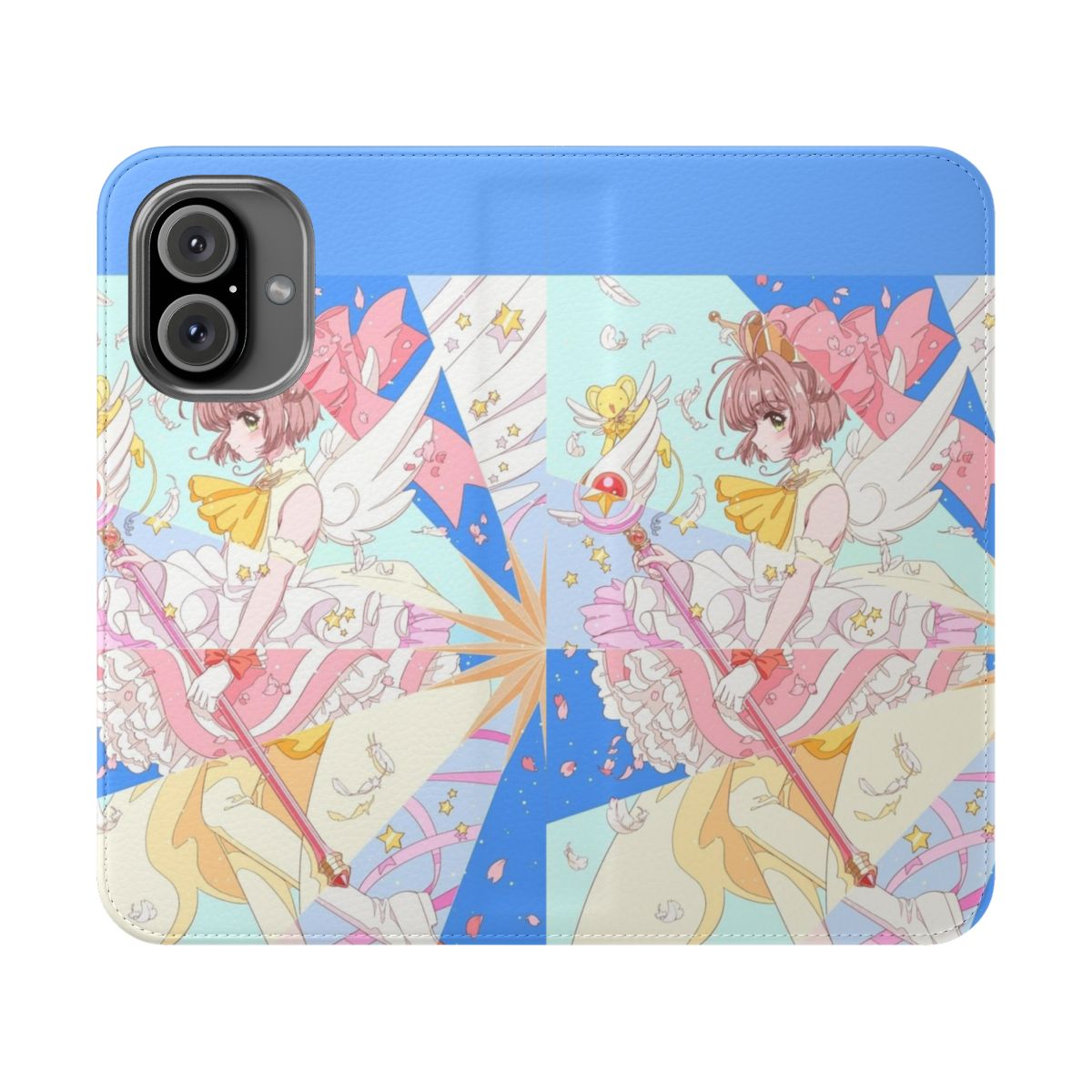 Cardcaptor Sakura and Kero Chan inspired flip cover phone case