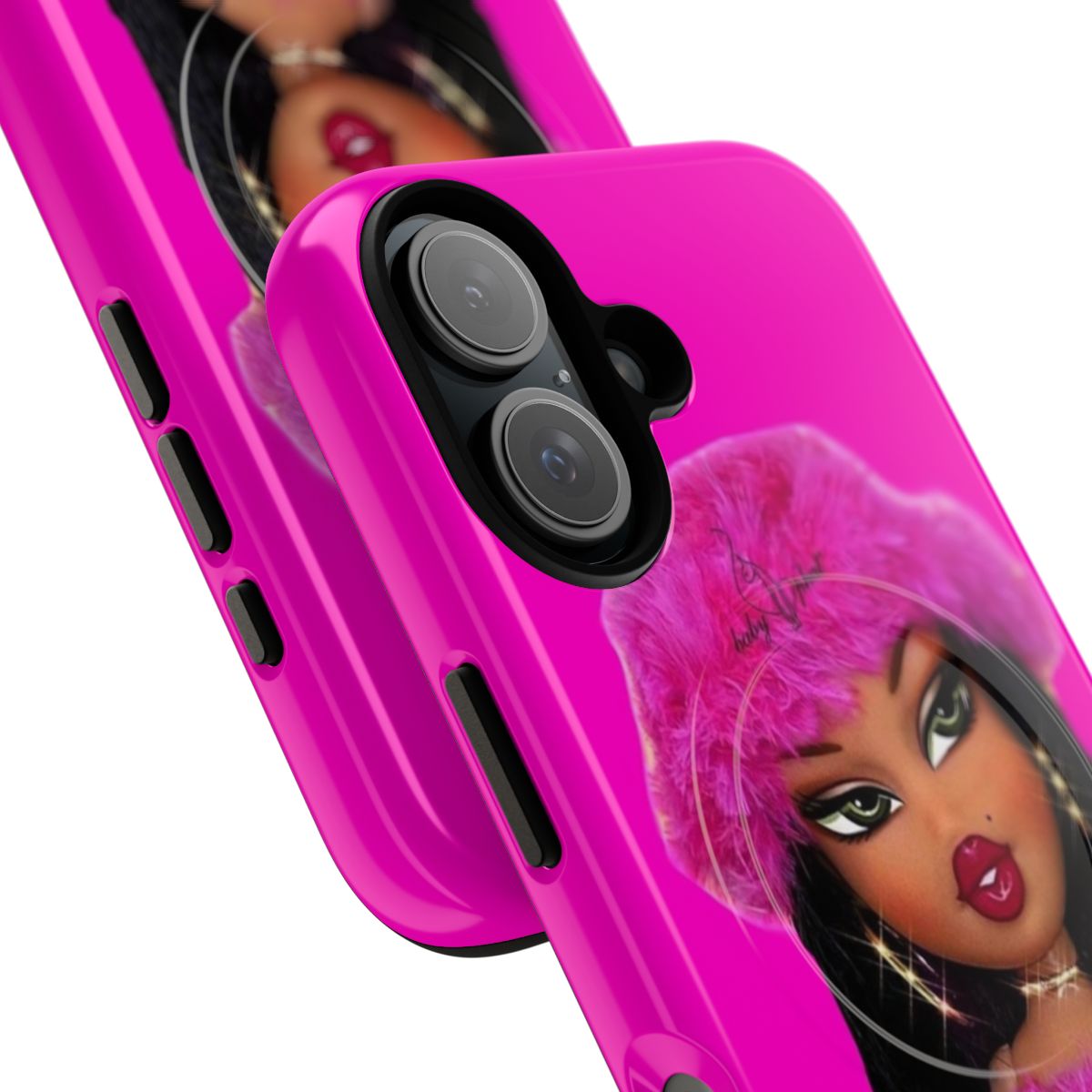 Bratz-inspired magnetic phone case with an aesthetic design - Detail