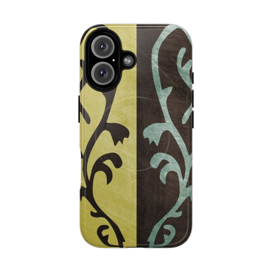 Dark Souls gaming-inspired phone case with medieval shield design