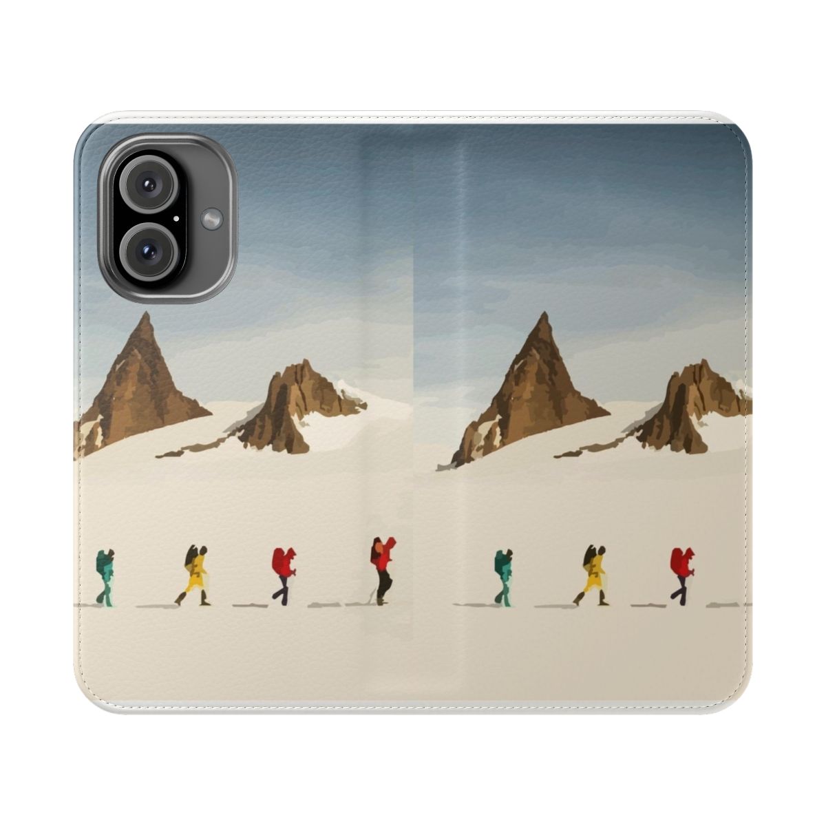 Vector Expedition Phone Case with North Face design for outdoor activities like climbing, mountaineering, and exploring nature.