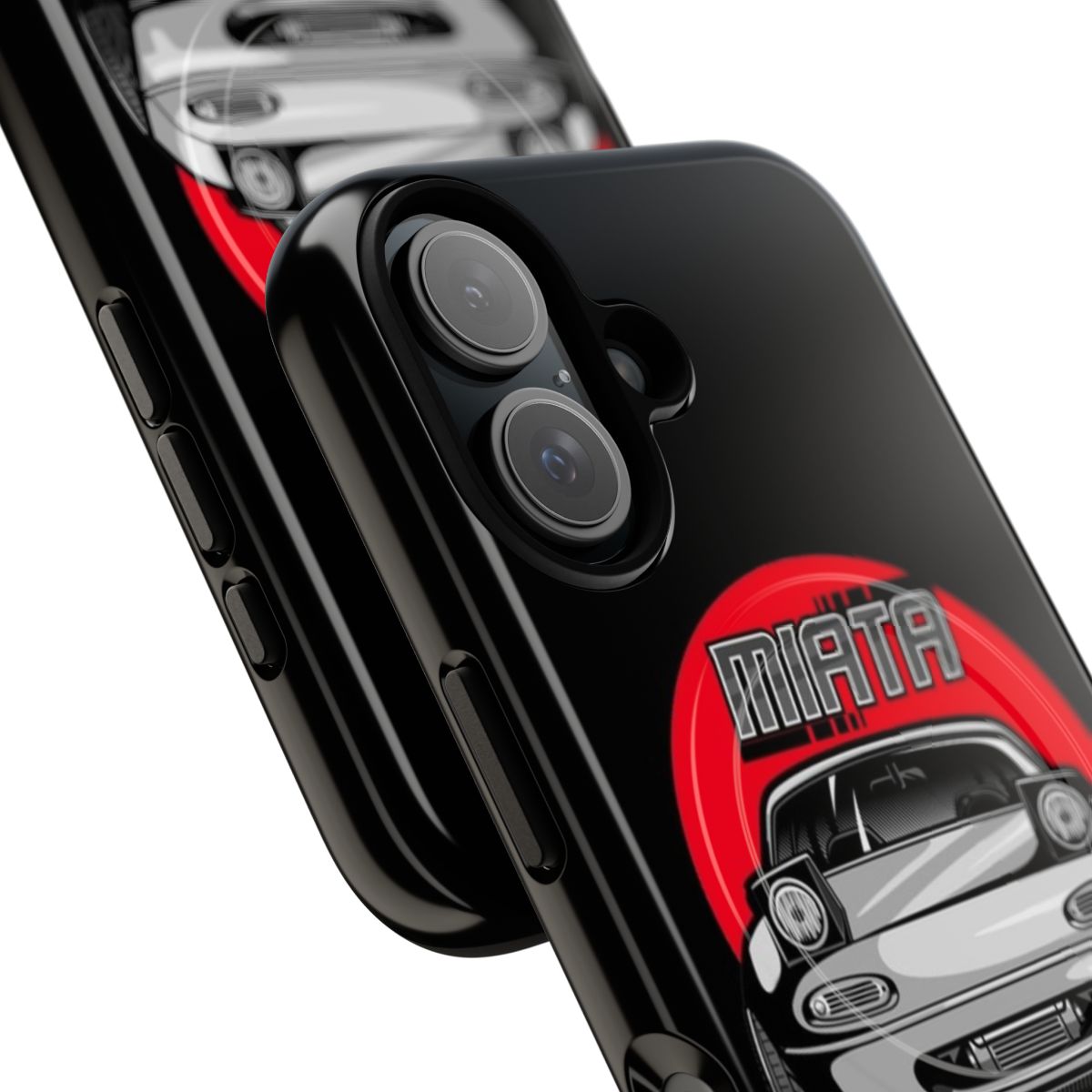 Tough magnetic phone case with Mazda MX-5 Miata design - Detail