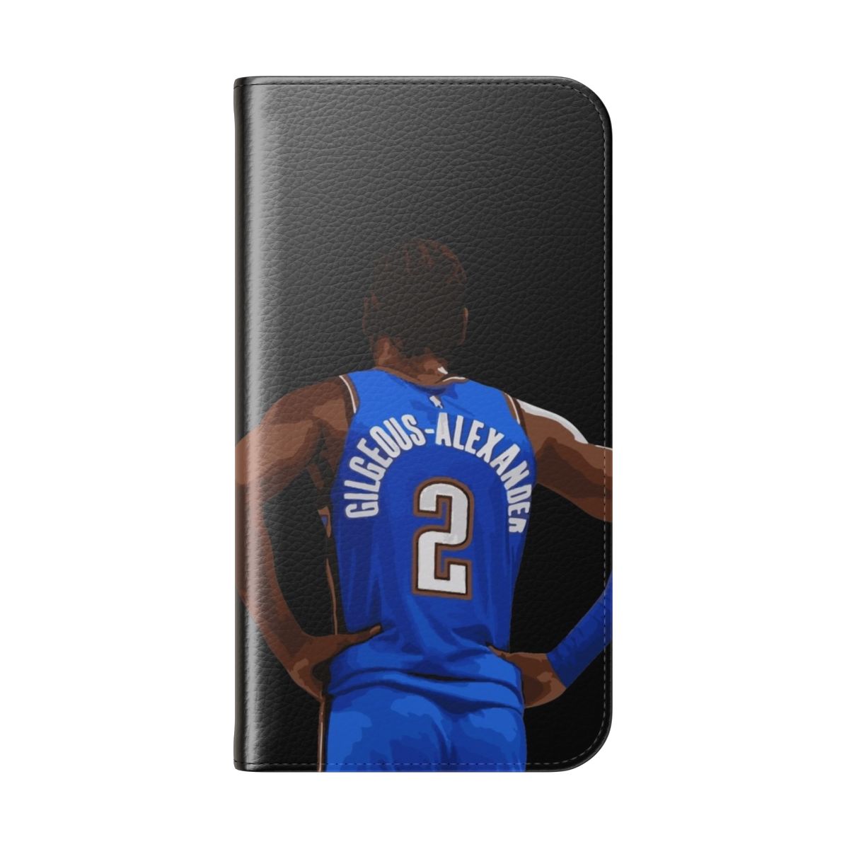 Shai Gilgeous-Alexander Basketball Inspired Phone Case - Folded Back