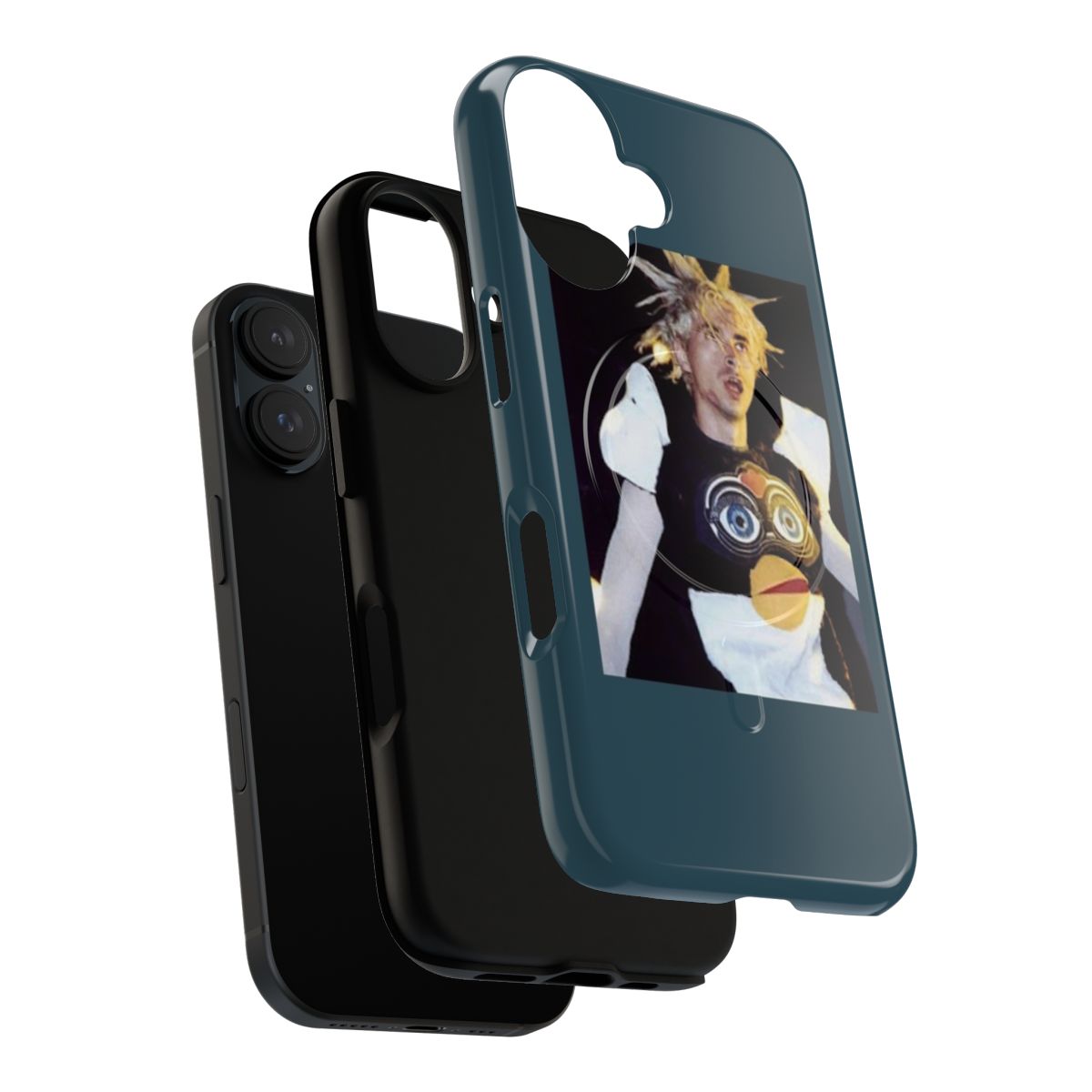 Customizable magnetic tough phone case featuring a design inspired by the band Mindless Self Indulgence - Layers