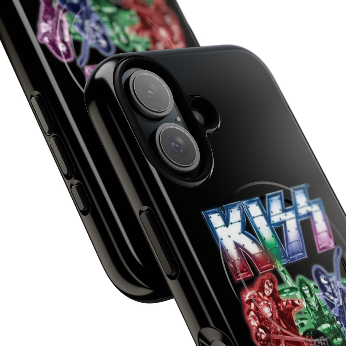 KISS band themed magnetic tough phone case - Detail