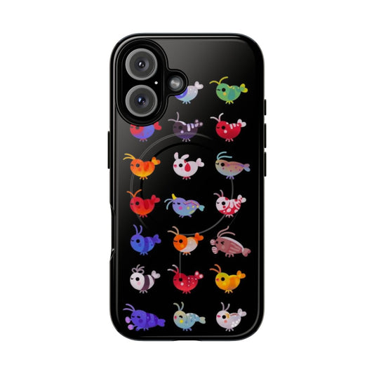 Freshwater shrimp design on a durable phone case