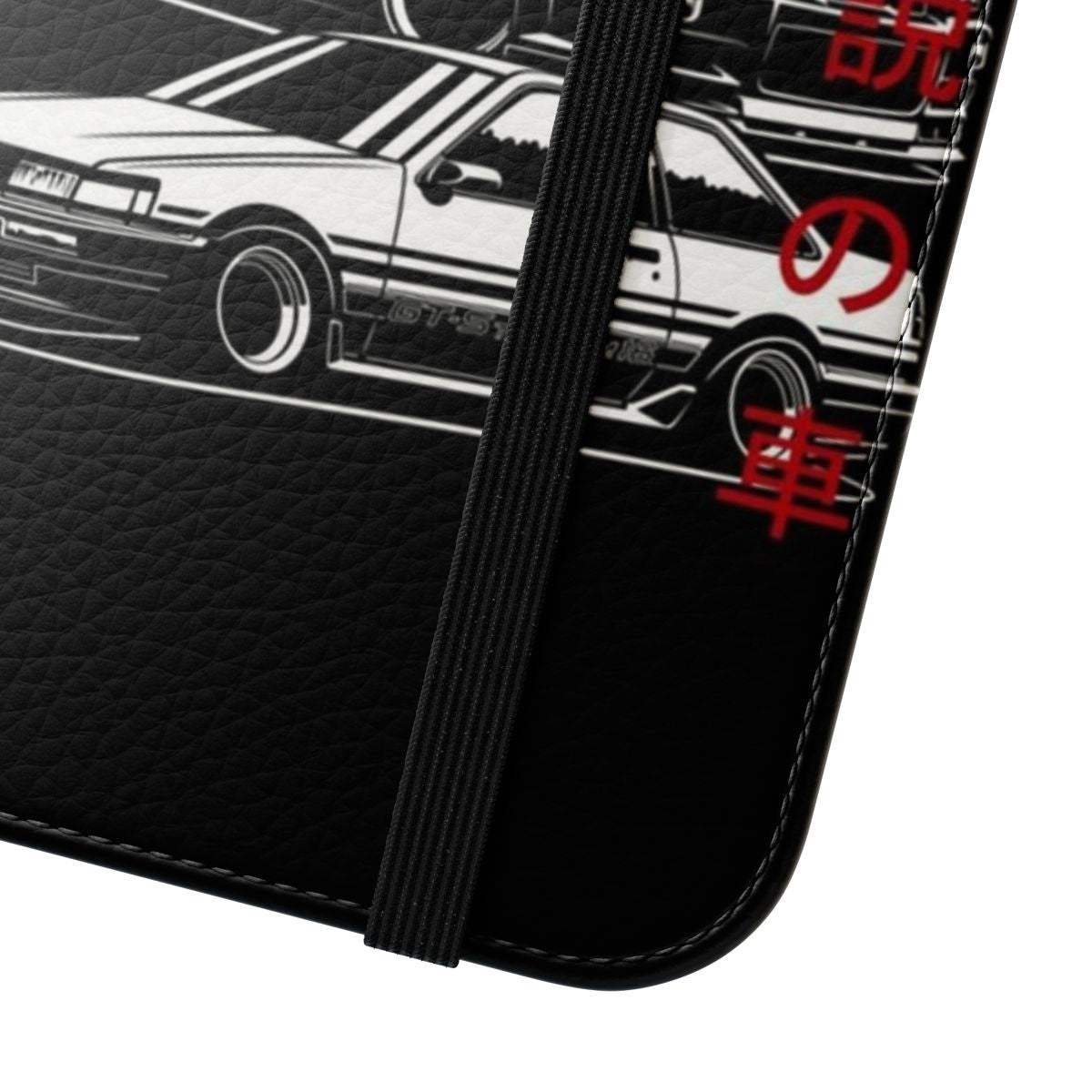 JDM-inspired phone case with a flip cover design - Close Up