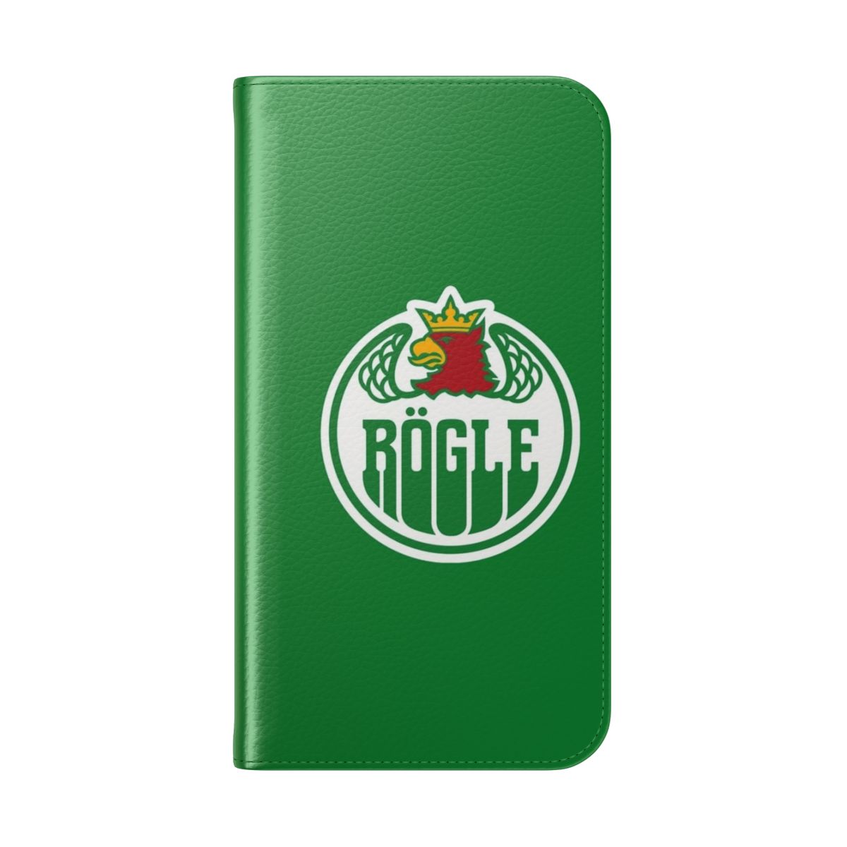 Flip cover phone case with Rögle BK ice hockey team logo - Folded Back