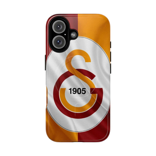 Galatasaray-inspired magnetic tough phone case