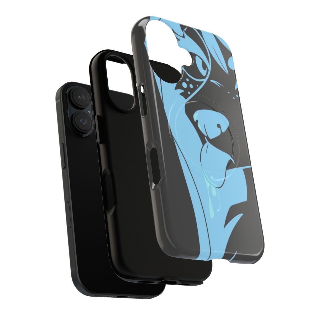 Furry magnetic tough phone case with anthro-inspired design - Layers