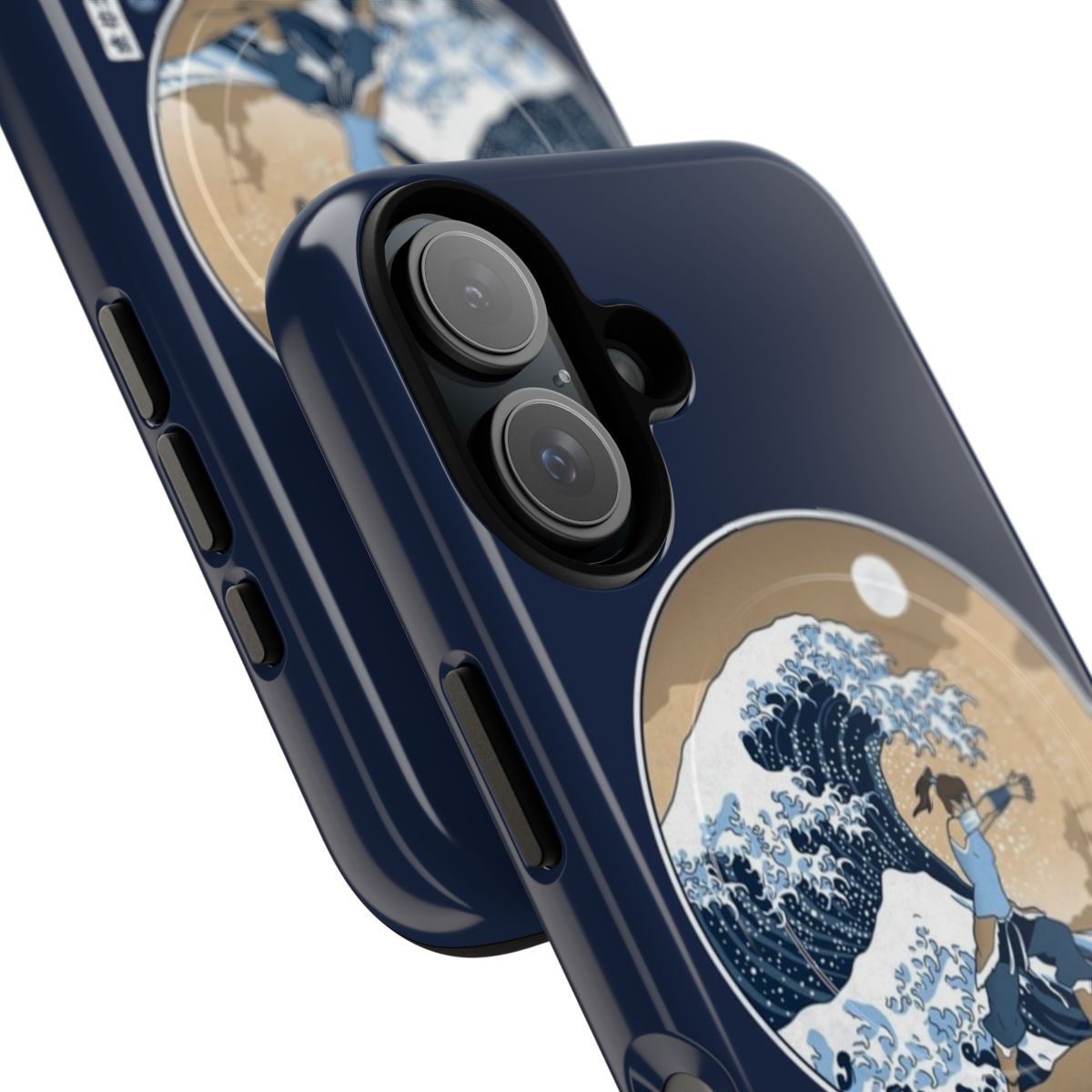 Waterbender-themed phone case with magnetic closure and tough design for Avatar: The Last Airbender fans - Detail