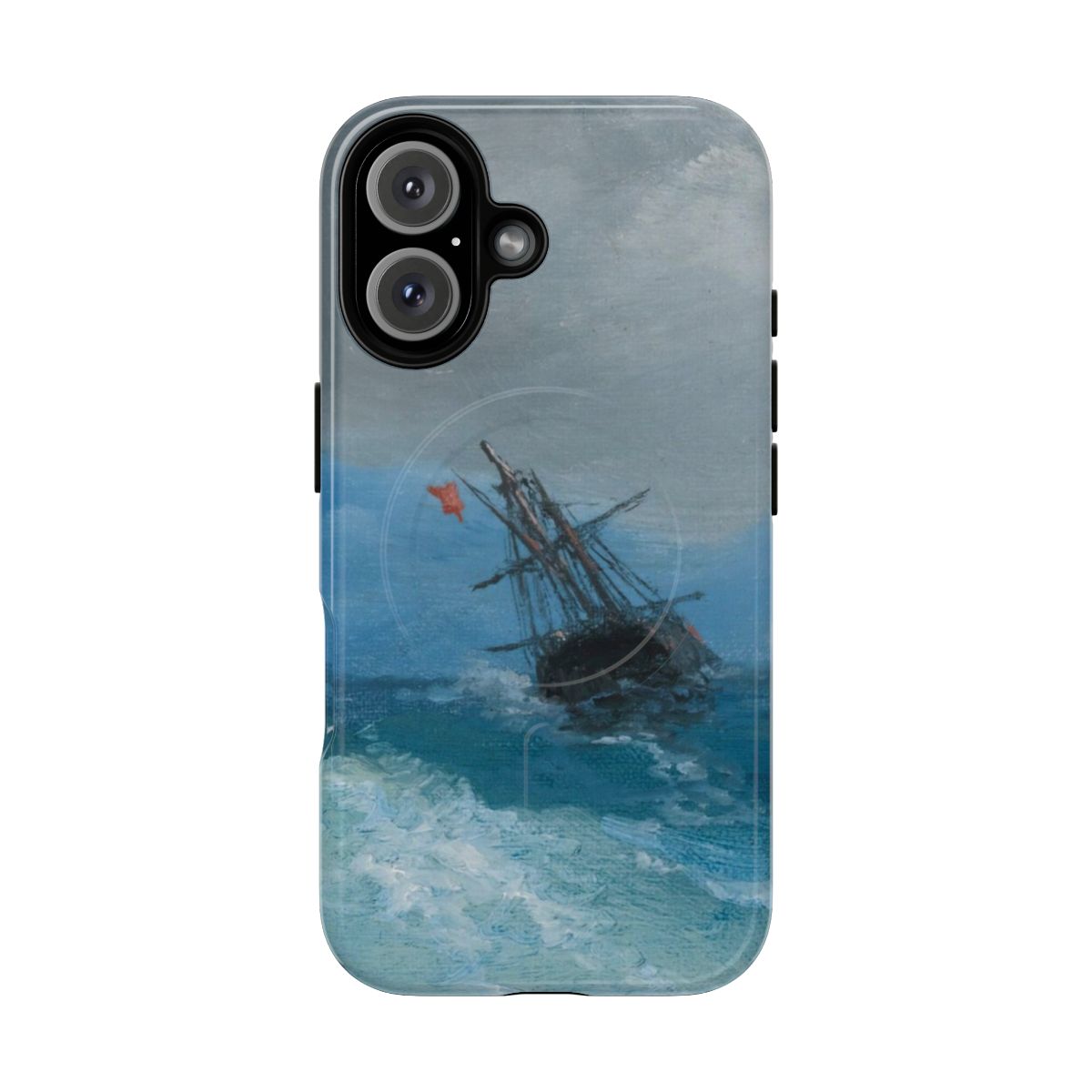 "Gathering Storm" impressionist phone case inspired by the paintings of Ivan Aivazovsky