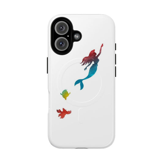 Mermaid-Inspired Silhouette Protective Phone Case