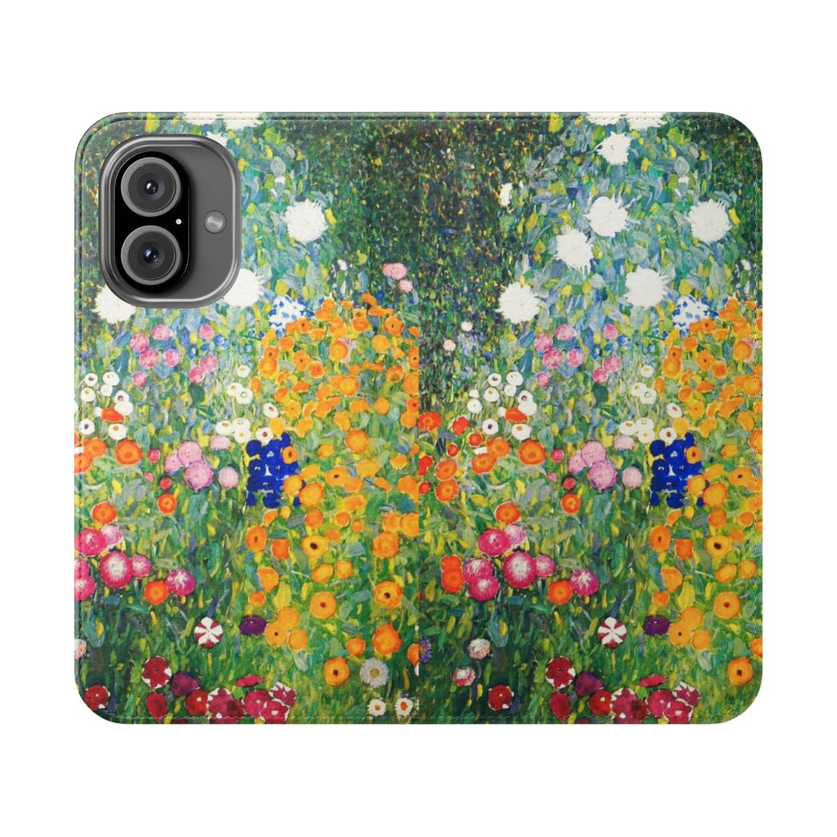 Colorful Gustav Klimt-inspired floral phone case