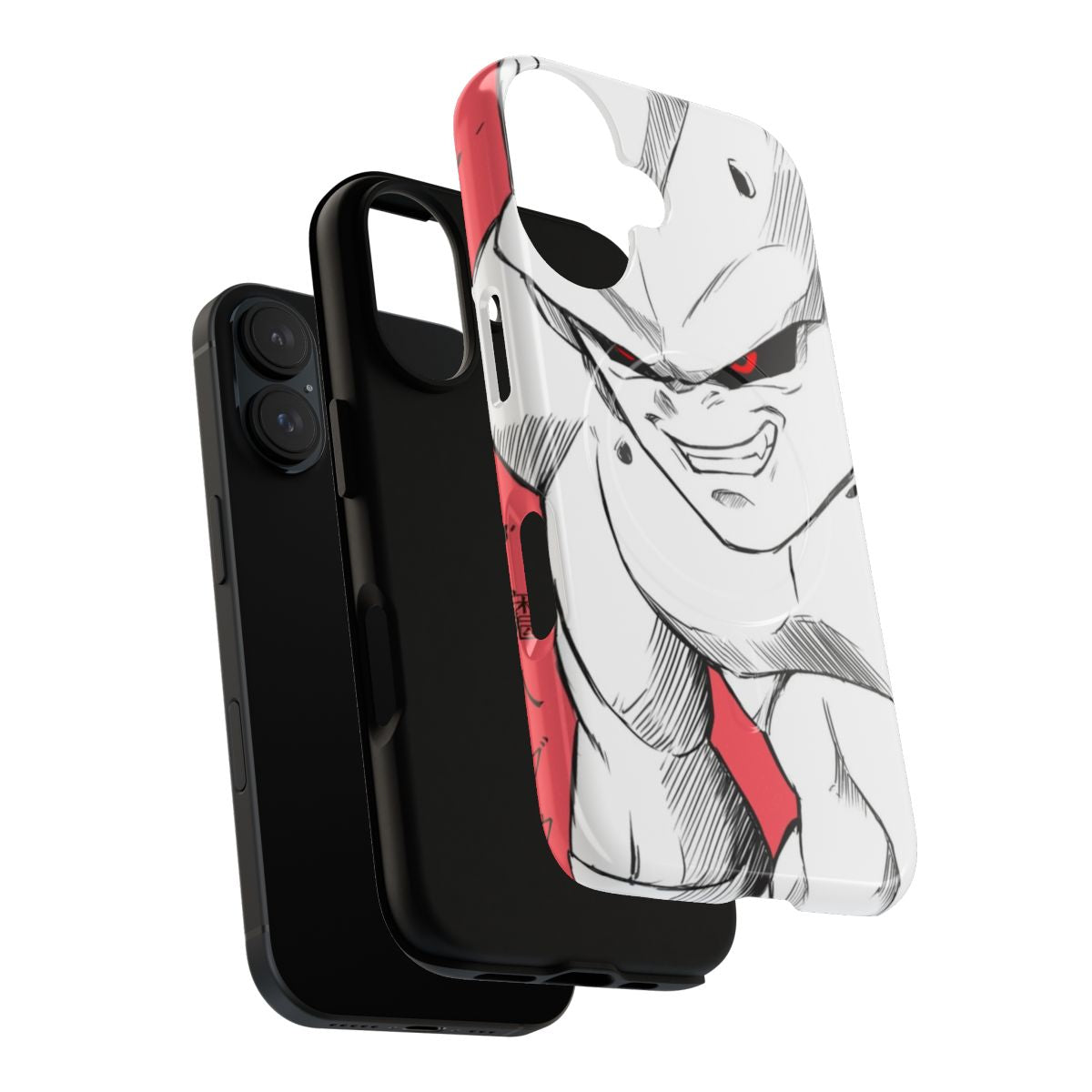 Detailed dragon ball inspired kid buu fanart design on a magnetic tough phone case - Layers