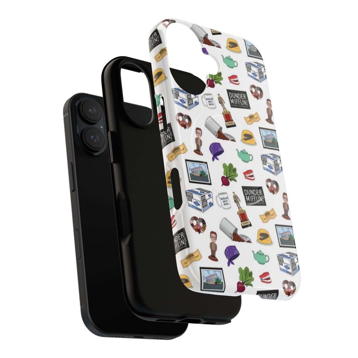 Doodle Inspired The Office Magnetic Tough Phone Case - Layers