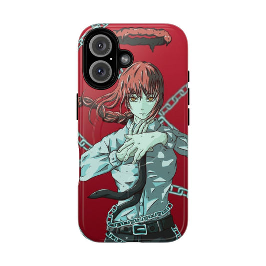 Colorful anime-style magnetic tough phone case with devil designs