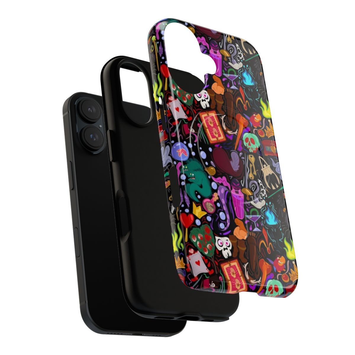 Tough phone cases featuring Disney villains like Ursula and the Evil Queen - Layers