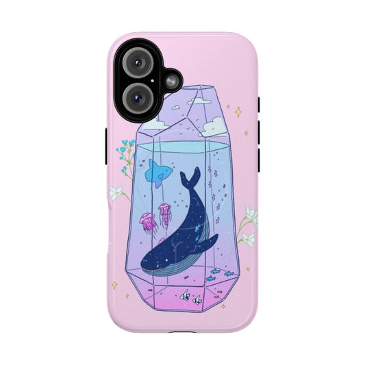 Celestial Aquatic Aesthetic Phone Case with Magnetic Tough Design