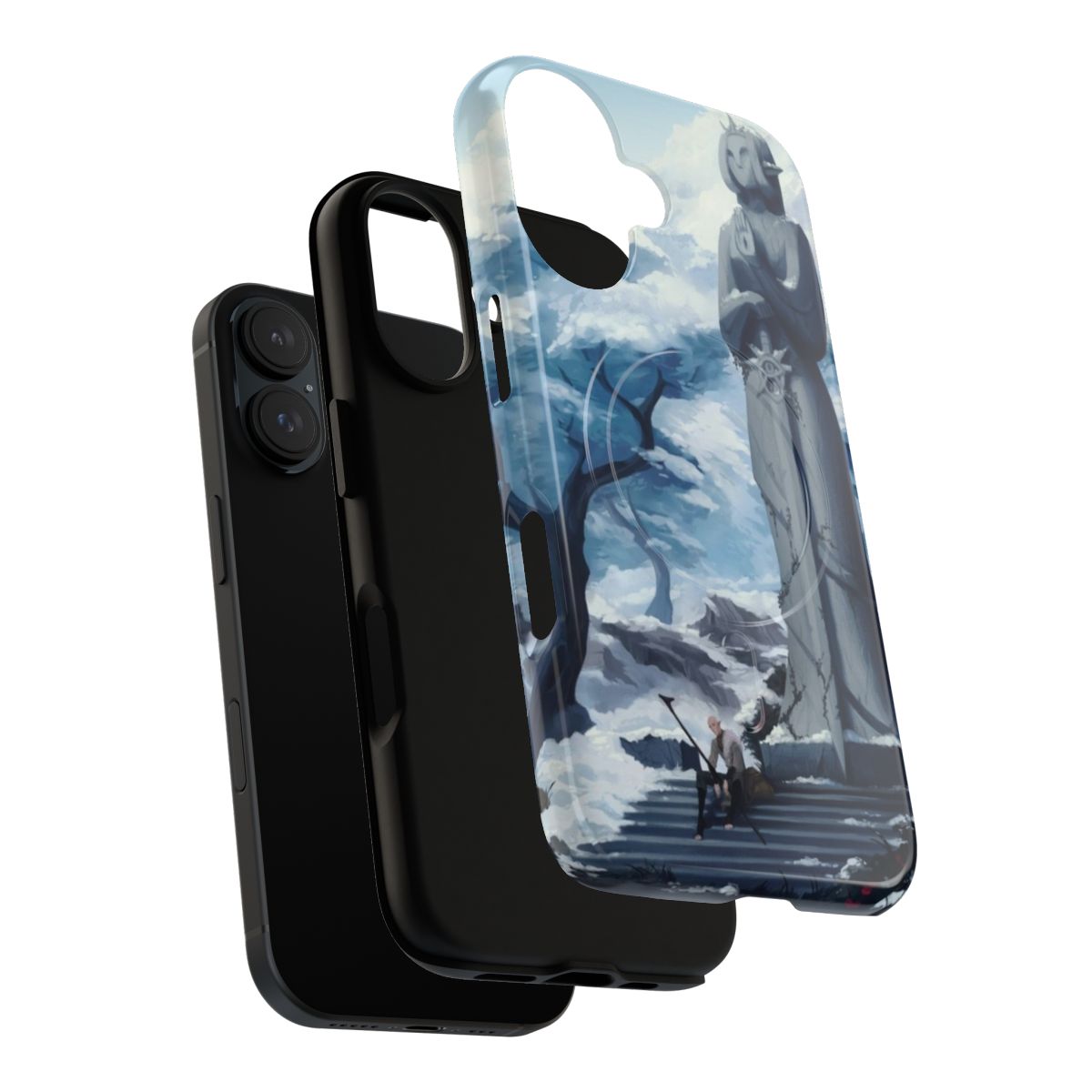 Frozen in Time Magnetic Tough Phone Cases featuring Dragon Age inspired designs - Layers