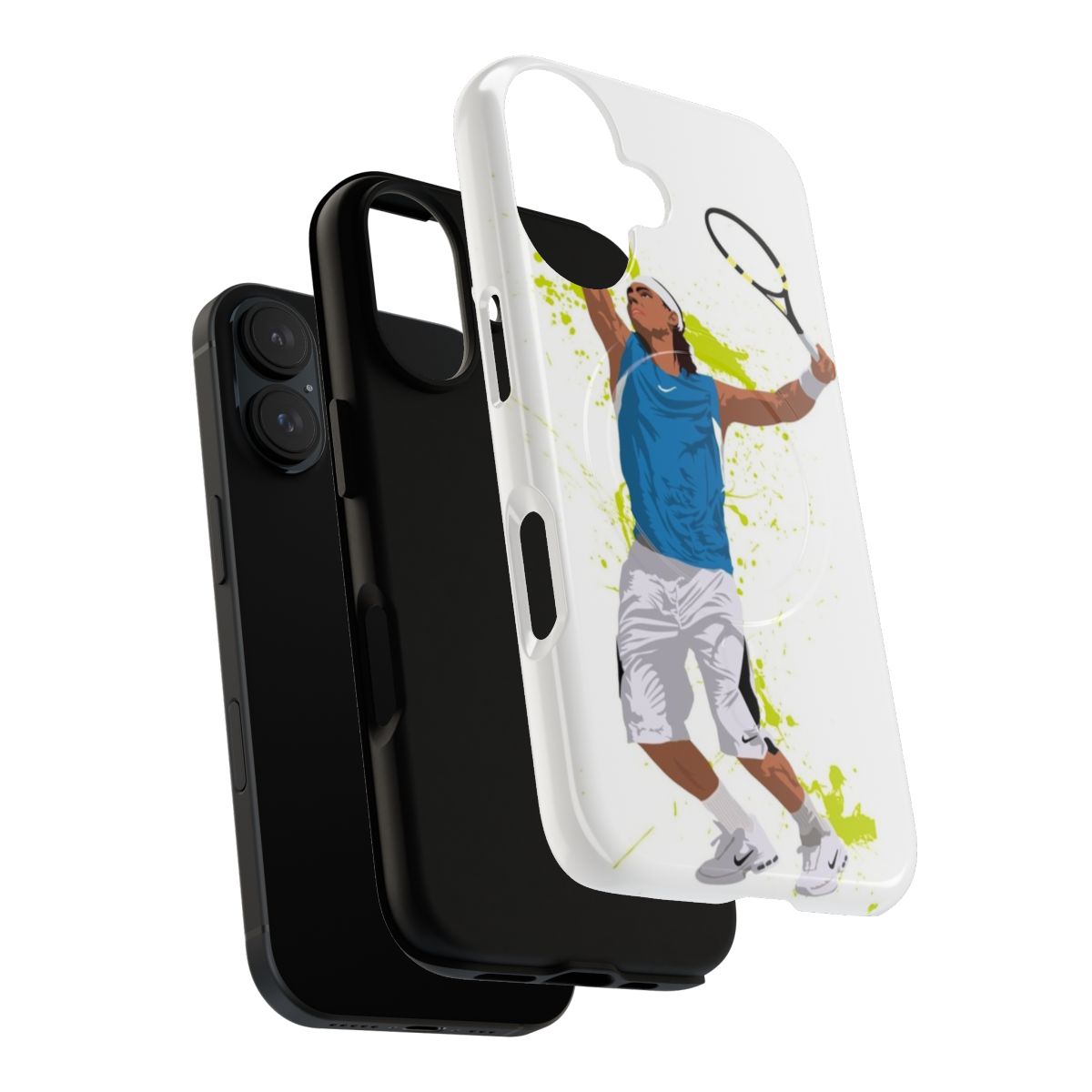 Magnetic tough phone case with Rafael Nadal design - Layers