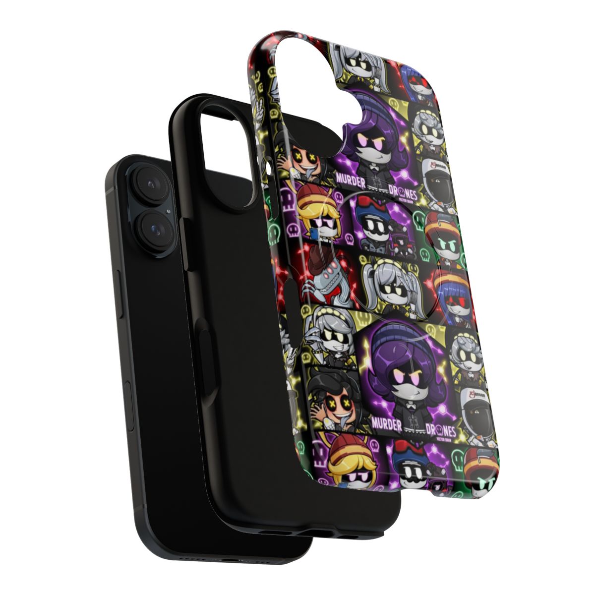 Magnetic tough phone case featuring artwork from the popular anime series One Piece - Layers