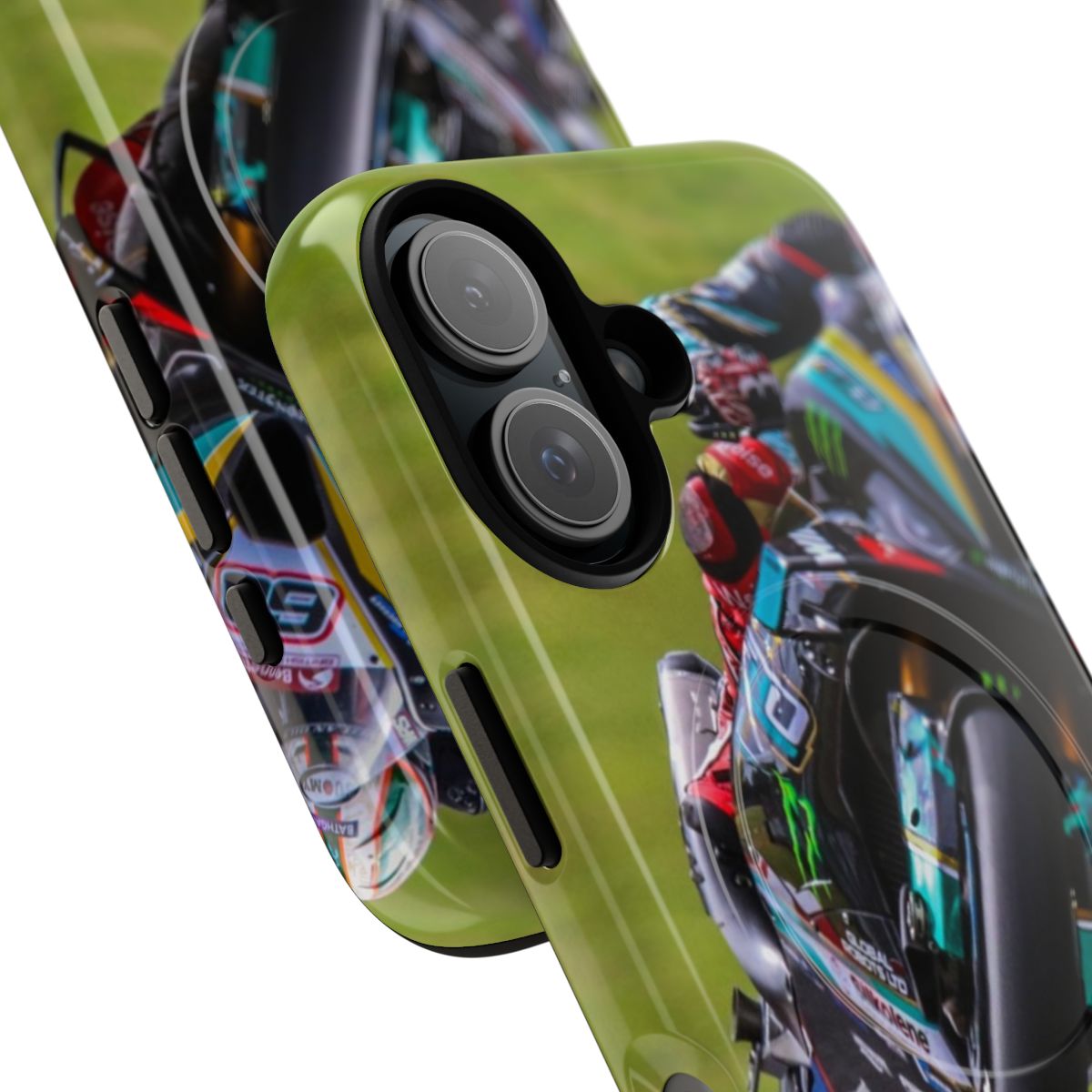 Magnetic tough phone case for bike wheelies - Detail