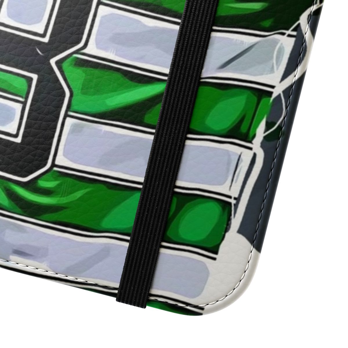 Stylish phone case featuring Kyogo Furuhashi, the talented player for Celtic Football Club - Close Up