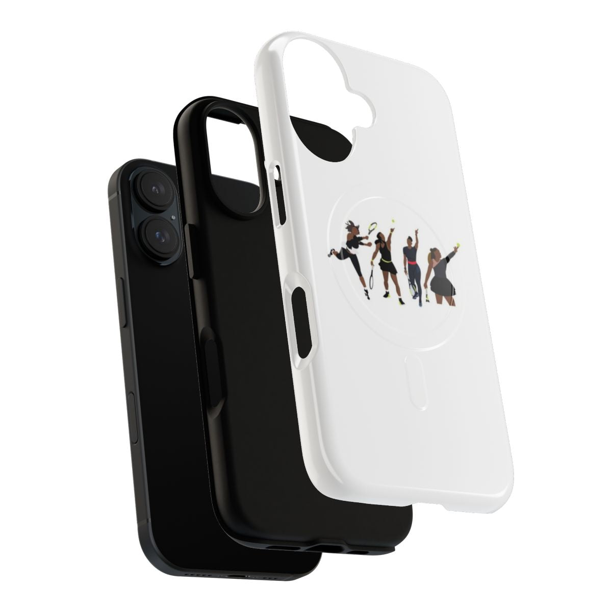 Serena Williams inspired tennis magnetic tough phone case - Layers