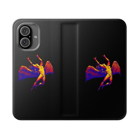 Vintage-inspired phone case cover featuring a metal Icarus design, a nod to the iconic Led Zeppelin aesthetic.