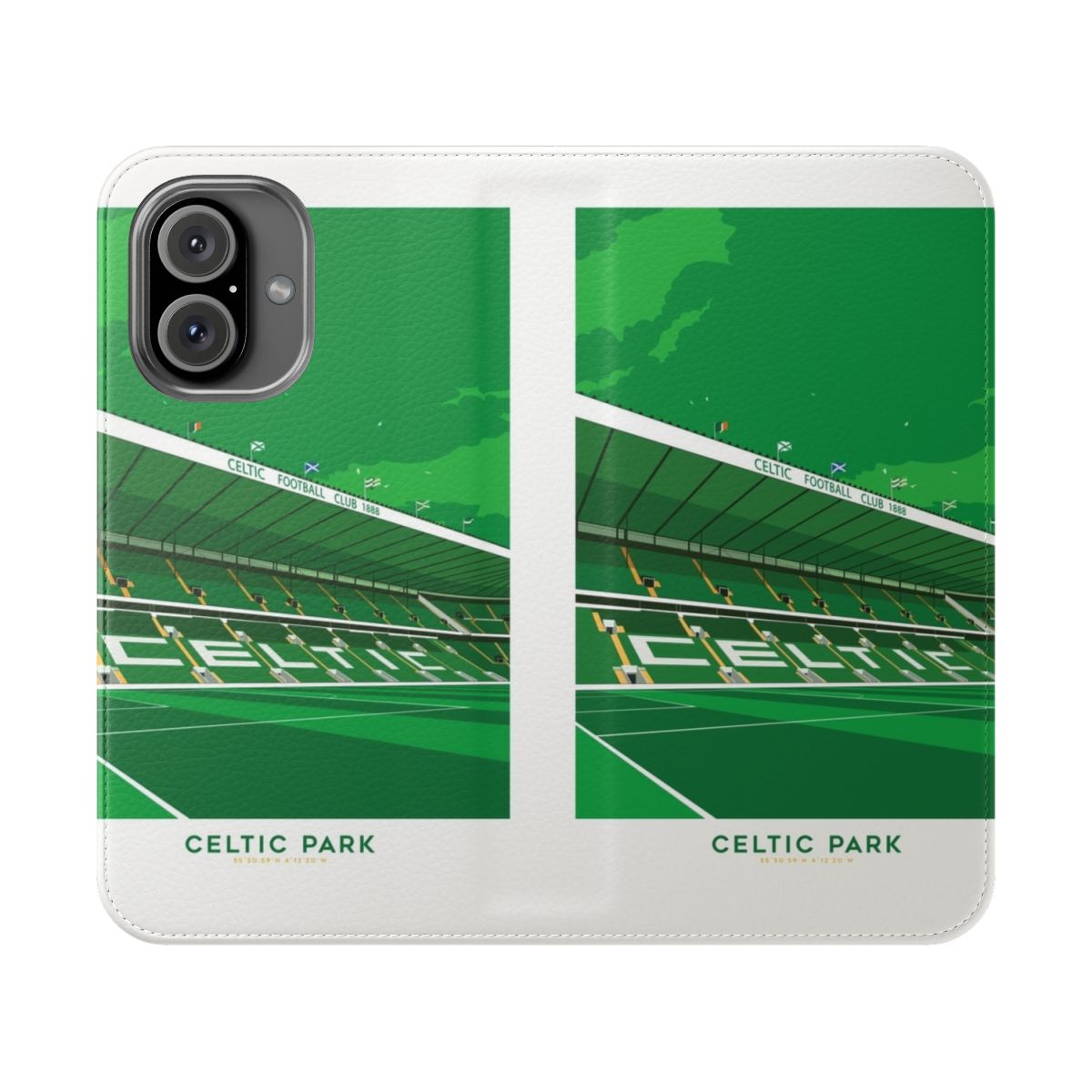 Stylish Celtic-Inspired Flip Phone Cover