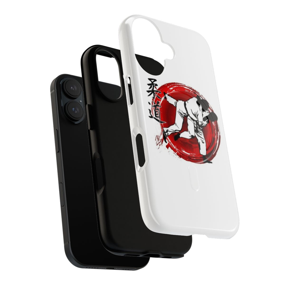 Judo-inspired tough phone case with magnetic closure - Layers