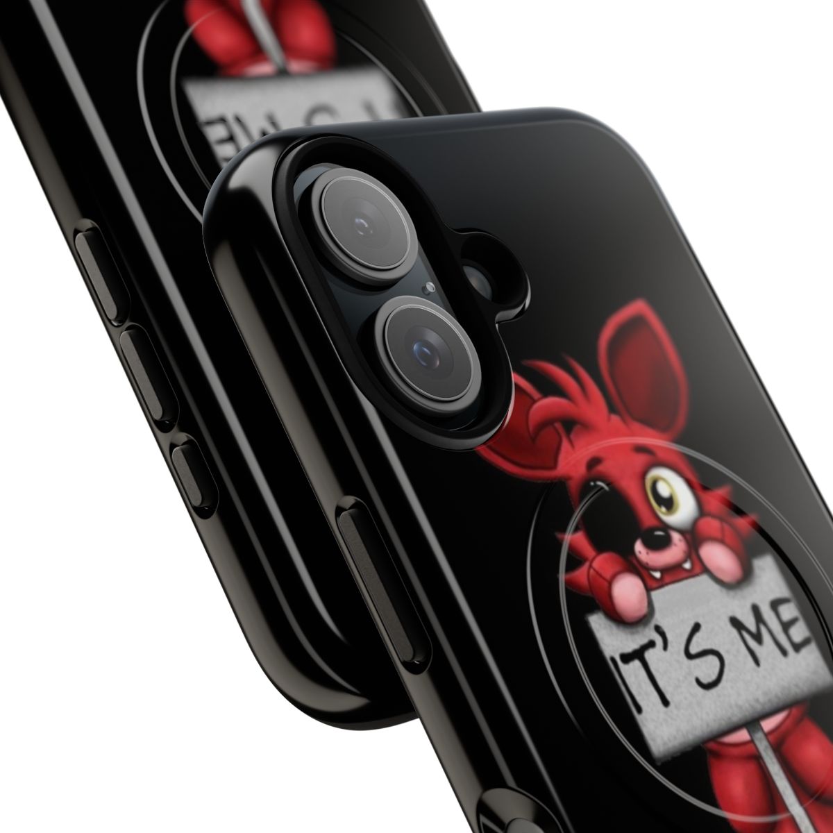 Five Nights At Freddy's themed magnetic protective phone case with Foxy the Fox character - Detail