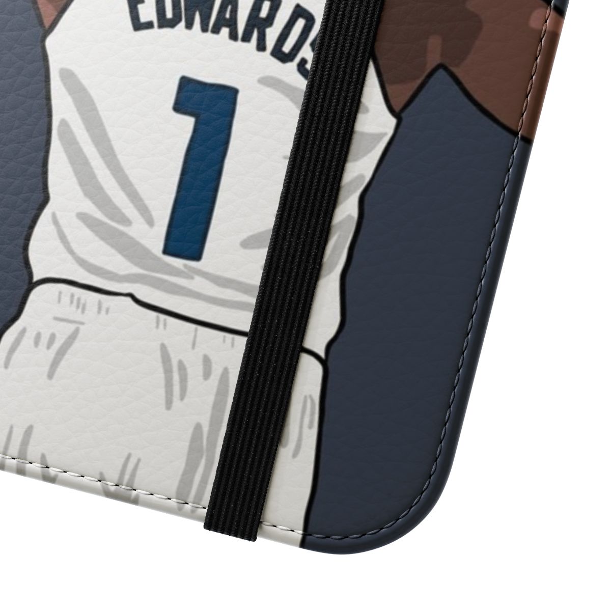 Basketball-themed phone case featuring Anthony Edwards, star player of the Minnesota Timberwolves - Close Up