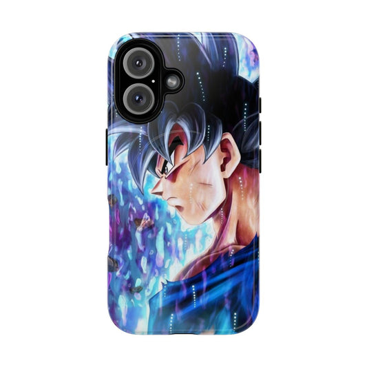 Goku-inspired magnetic tough phone case with dragon ball z design