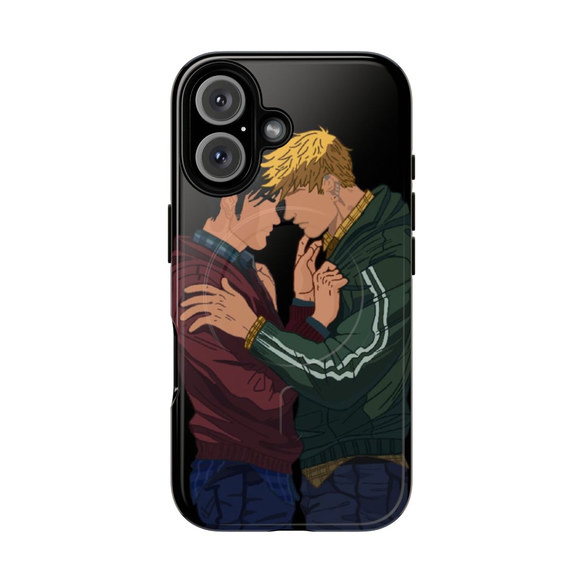 Magnetic tough phone case featuring the iconic duo Wiccan and Hulkling from the Marvel comics universe.